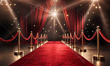 red carpet entrance to vip event