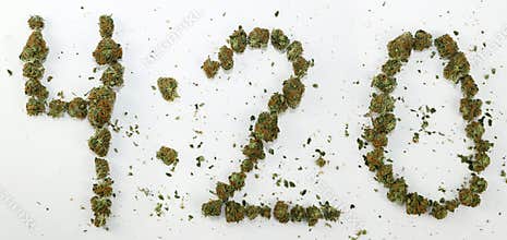 4:20 Spelled With Marijuana