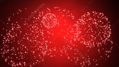 Red Fireworks