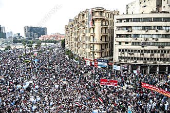 Tahrir Square during the Arab revolution