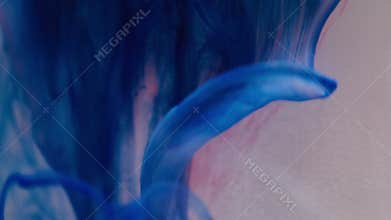 Paint color mixture blur dye overlay liquid smoke