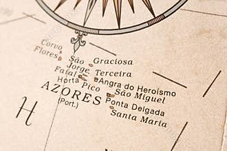 Azores map detail