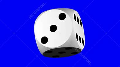Seamless rotating dice