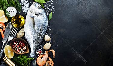Delicious fresh fish