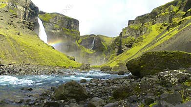 Haifoss waterfall in Iceland