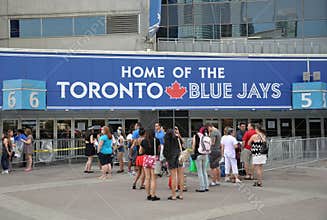 Home of Toronto Blue Jays sign