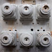 Old electricity fuses
