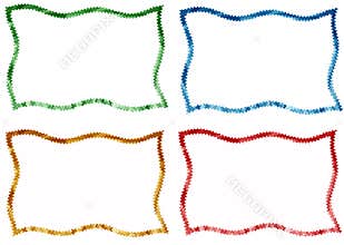 Wavy borders set