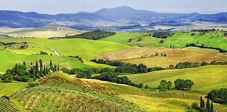 landscapes of Tuscany, val d'Orcia