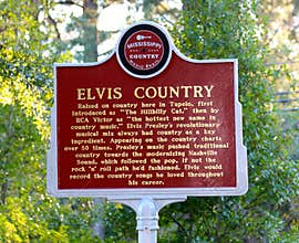 Elvis Presley Country sign