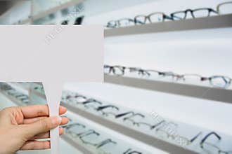 showcase with lots of glasses, sale of glasses