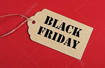 Black Friday sale tag