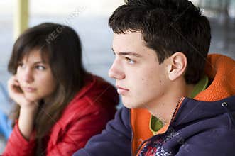 Teenagers thinking about problems