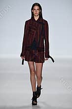 NEW YORK, NY - SEPTEMBER 04: A model walks the runway at Richard Chai Love Spring 2015 fashion show