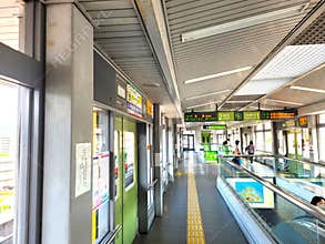 Overground station of the Hiroshima tram
