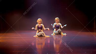 Heritage Dance Duo with Expressive Hand Movements