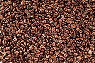 Texture of coffee beans