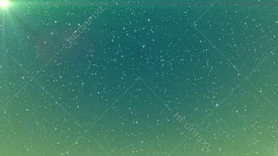 Abstract Particle christmas Bluish background