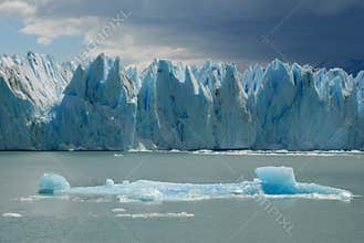 The Upsala glacier in Patagonia, Argentina.
