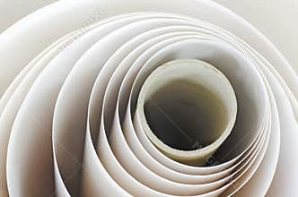 Paper roll in a print plant