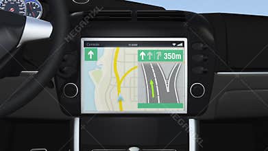 Demonstration of car multimedia interface