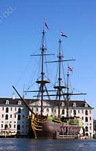 VOC Ship in Amsterdam