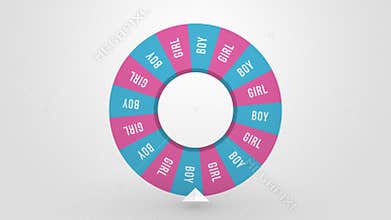 Wheel of fortune spins draws child's