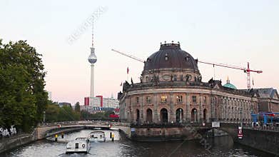 Berlin, Germany cityscape early