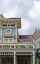 Building Exterior With Flowers