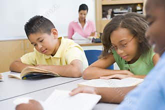 Elementary school classroom