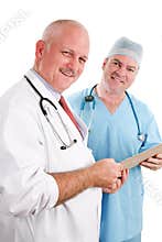Friendly Medical Team with Chart