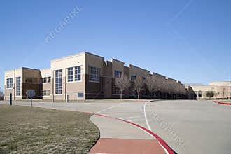 Nice modern high school classroom