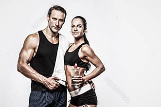 Athletic couple