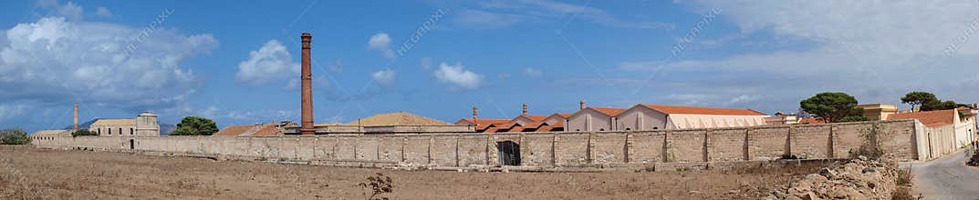 Former tuna-factory, Favignana, Sicily, Italy