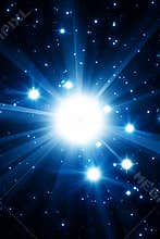 Supernova star burst