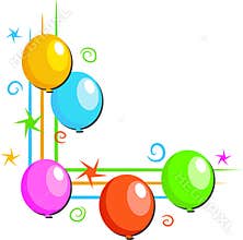 Balloons Border