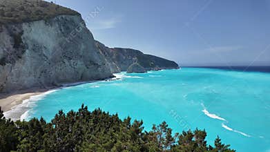 Lefkada Coastline near Porto Katsiki beach, Greece