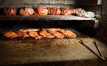 BBQ Pork Ribs on the Grill