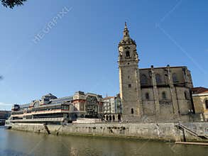 City of Bilbao on a sunny day