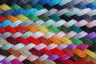 Multicolored Wool Braid
