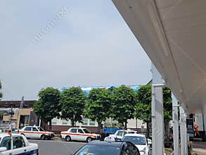 Transport terminal at Ishinomaki station