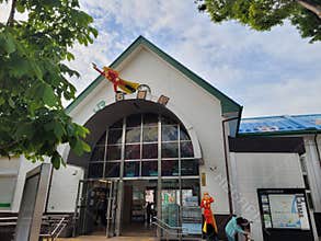 Exterior of Ishinomaki station