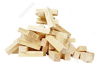 Wood Block Pile