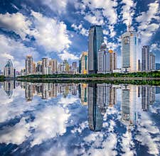 Xiamen, China City Skyline