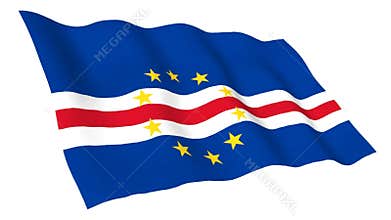 Animated flag of Cape Verde