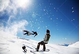 Snowboarders