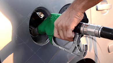 Refueling a car, Gas Station Refueling
