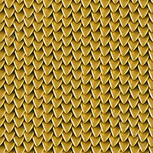 Seamless texture of metallic dragon scales. Reptile skin pattern