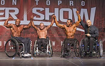 Wheelchair Athletes Pose in Toronto