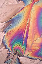 Citric acid in polarized light